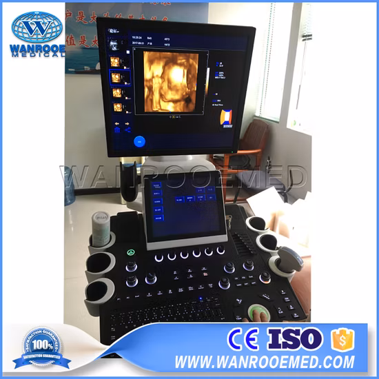 Usc900 Carro médico 4D Sistema de diagnóstico ultrasónico Escáner de ultrasonido Doppler color